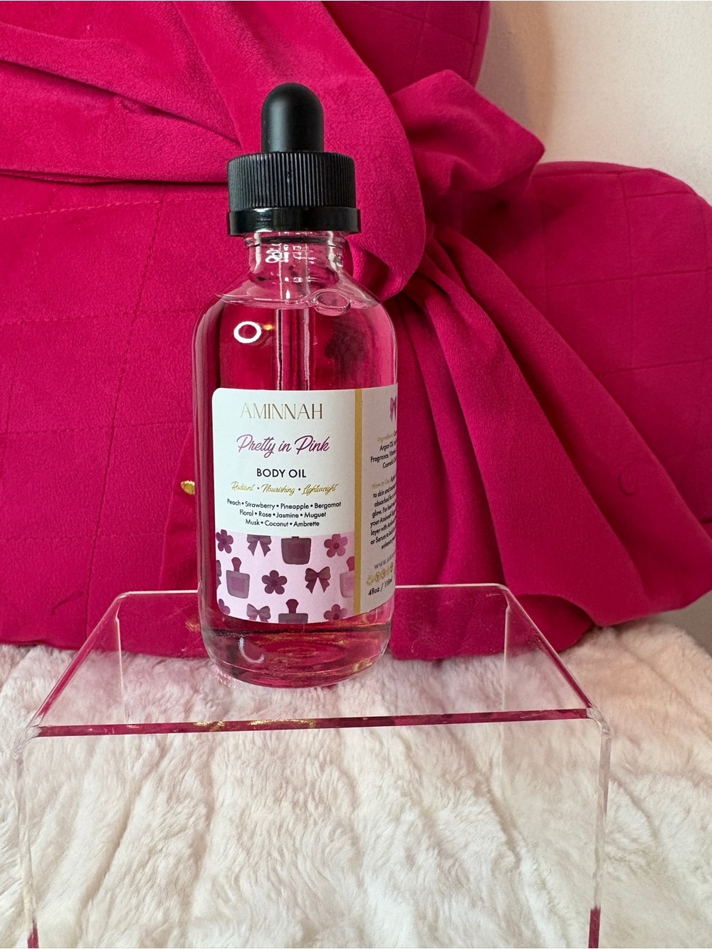 Aminnah Pretty in Pink Body Oil